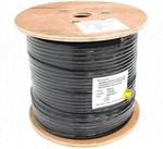 Utp кабель NEOMAX [NM10041] Кабель U/UTP cat.5e 4 пары (305 м) 0.50 мм (24 AWG) Медь, внешний, с усиленным стальным тросом 2.0 мм (-40 to +60°C) PE jacket черный (NM10041)