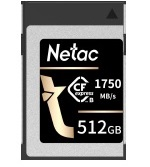 Флеш карта CFexpress 512GB Netac CF2000 <NT02CF2000-512G-S> PCIe Gen 3x2 Type B cards , up to 1750MB/1650MB/