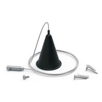 Комплект подвесов для трековых шинопроводов 1шт цвет черный однофазный Gauss Gauss TR119