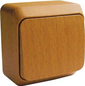 Systeme electric BA10-001T ЭТЮД О/У 1-клавишный ВЫКЛЮЧАТЕЛЬ 10 АХ, БУК, Россия