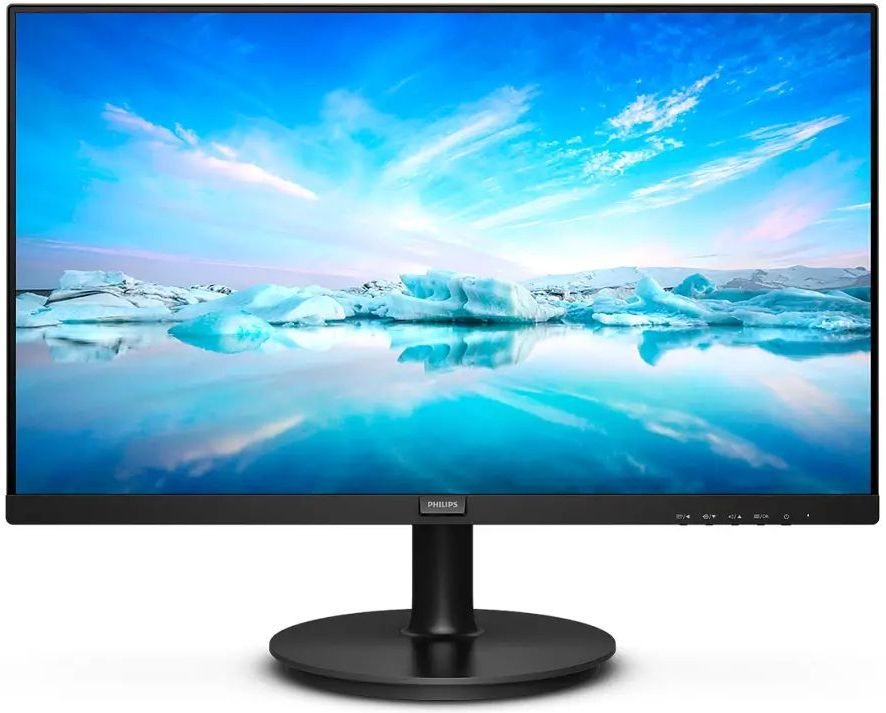 Картинка - Монитор Philips 23.8" 241V8LA(00/01) черный VA LED 16:9 HDMI M/M матовая 250cd 178гр/178гр 1920x1080 D-Sub FHD 2.97кг 241V8LA(00/01)