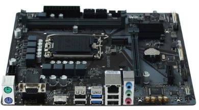 Материнская плата Gigabyte H610M H DDR4 Socket 1700 Intel B660 2xDDR4-3200  D-SUB+HDMI mATX RTL