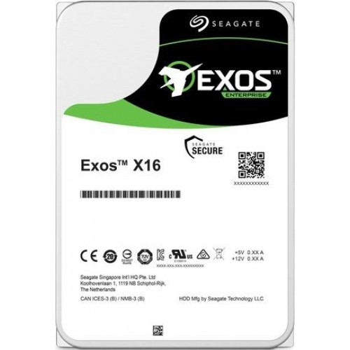 Картинка - Жесткий диск Seagate Original SATA-III 14Tb ST14000NM001G Exos X16 512E (7200rpm) 256Mb 3.5"