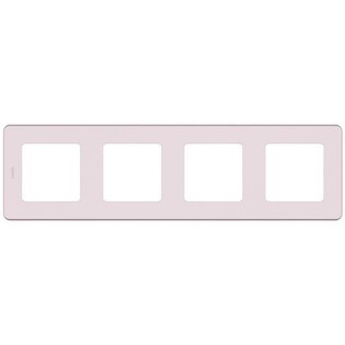 Legrand 673964 Рамка - 4 поста - INSPIRIA - розовый