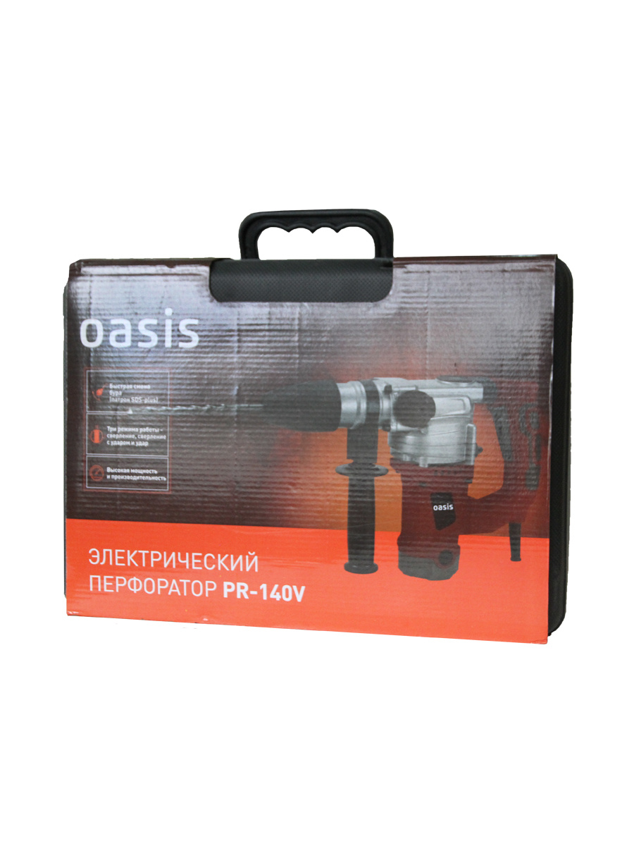 Купить Перфоратор Oasis PR-140V патрон:SDS-plus уд.:5.5Дж 1400Вт (кейс в  комплекте) в интернет-магазине Неватека по выгодной цене с доставкой,  характеристики, фотографии - Санкт-Петербург