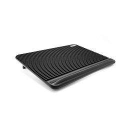 CROWN  Подставка для ноутбука CMLC-1101 black (17") ( Два тихих кулера 160мм, размер 380*280*36мм)