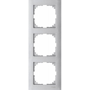 Systeme electric MTN4030-3660 MERTEN M-Pure РАМКА 3 поста, АЛЮМИНИЙ, SM