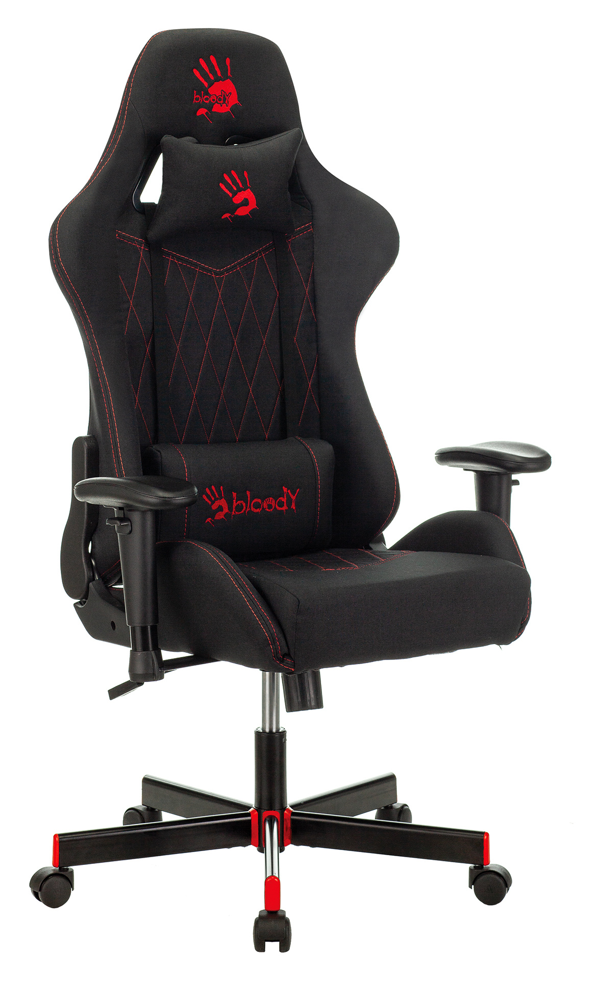 Кресло игровое A4Tech BLOODY GC-850 черный ромбик крестовина
