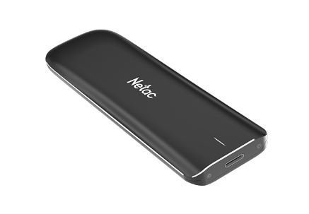 Картинка - Ssd накопитель Netac ZX Black USB 3.2 Gen 2 Type-C External SSD 250GB, R/W up to 1050MB/950MB/s, with USB C to A cable and USB C to C cable 3Y wty (NT01ZX-250G-32BK) NT01ZX-250G-32BK