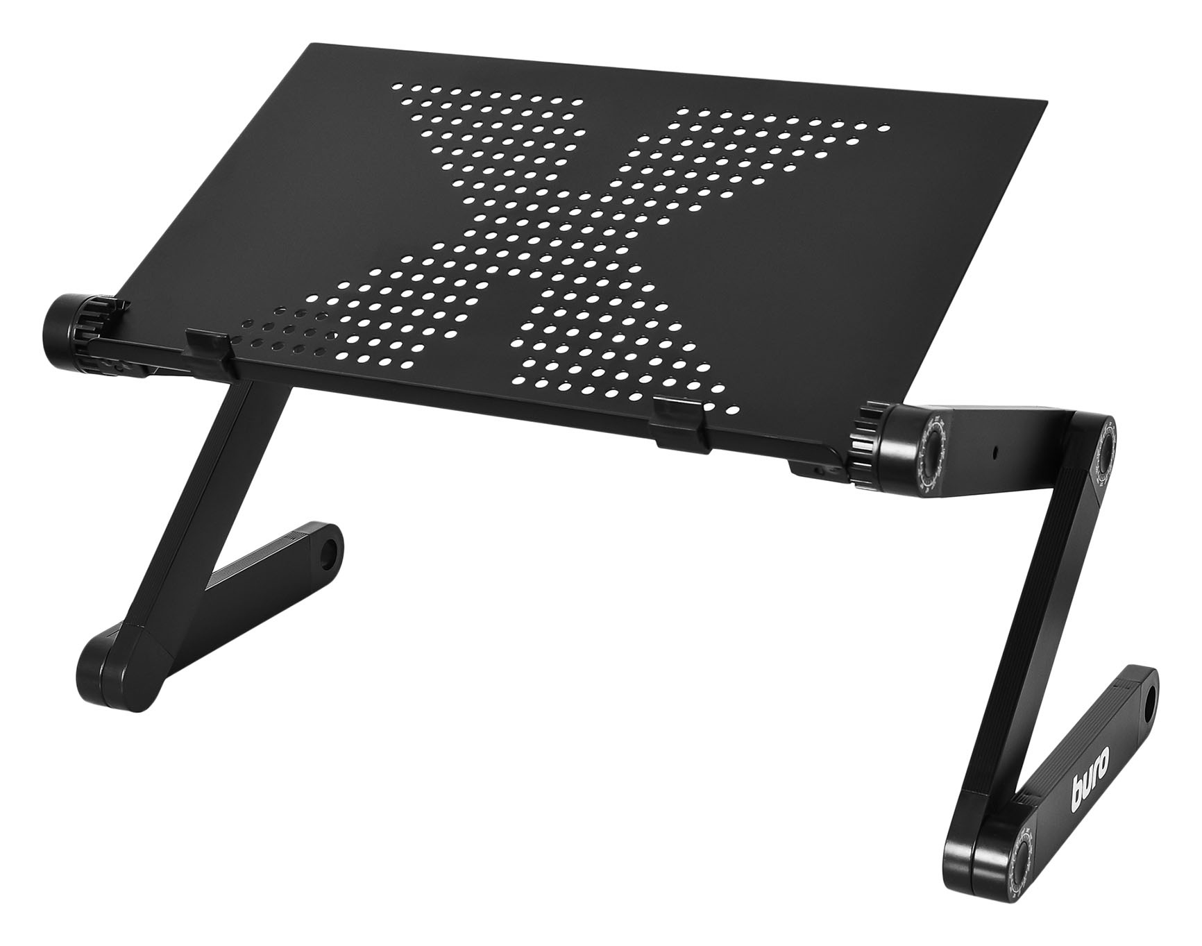 Стол для ноутбука Buro BU-807 столешница металл черный 42x26см