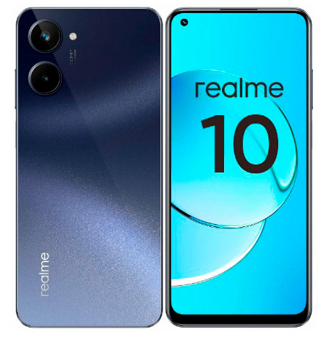 Картинка - Смартфон Realme RMX3630 10 128Gb 8Gb черный моноблок 3G 4G 2Sim 6.4" 1080x2400 Android 12 50Mpix 802.11 a/b/g/n/ac NFC GPS GSM900/1800 GSM1900 TouchSc microSD 6054013