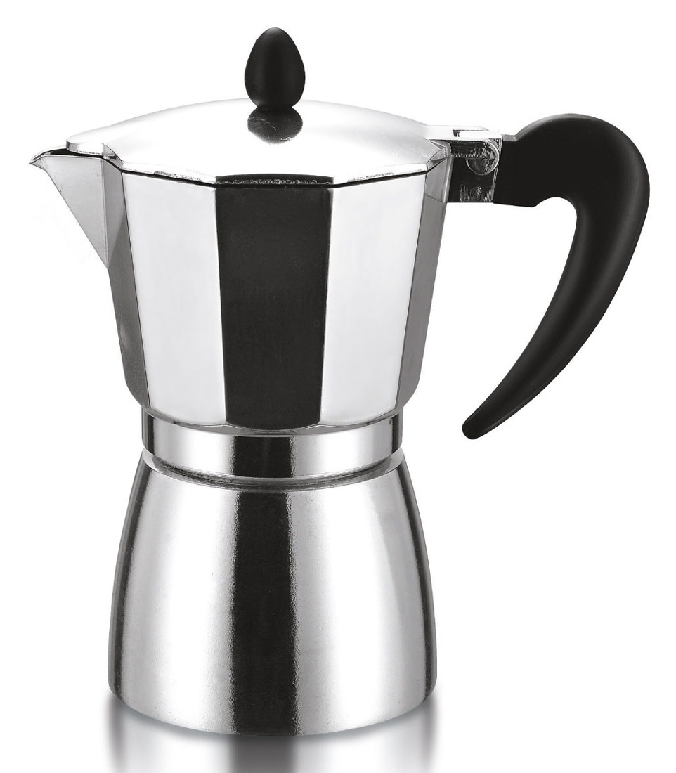 Кофеварка Italco Soft 0.120л алюминий серебристый (275300)