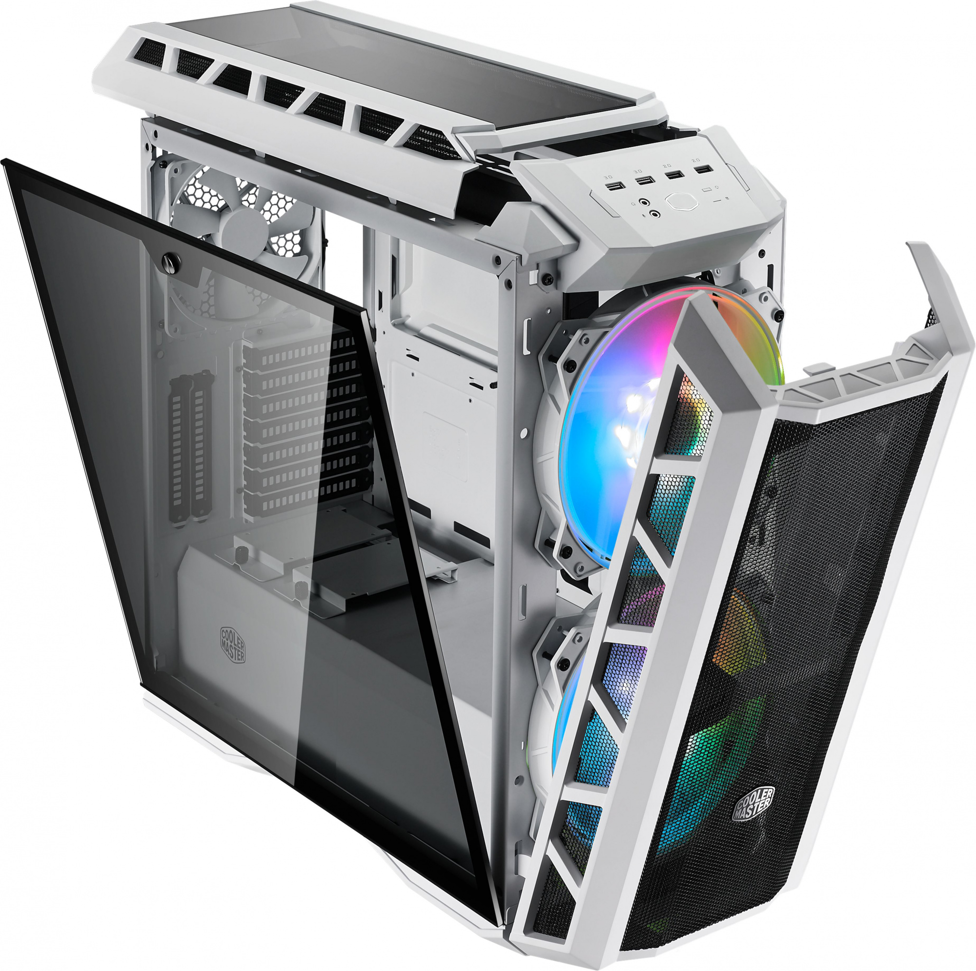 Cooler master white. Cooler Master h500p Mesh. Coolermaster MASTERCASE h500p Mesh White ARGB. Cooler Master MASTERCASE h500. Cooler Master MASTERCASE h500 Mesh.