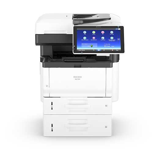 Картинка - МФУ Ricoh IM 350 (А4, ч/б, 35 ppm, 2 GB+HDD320 GB, 1200dpi, USB, Network, дуплекс, SPDF50, старт. картр. 14 000 стр) (418487) 418487