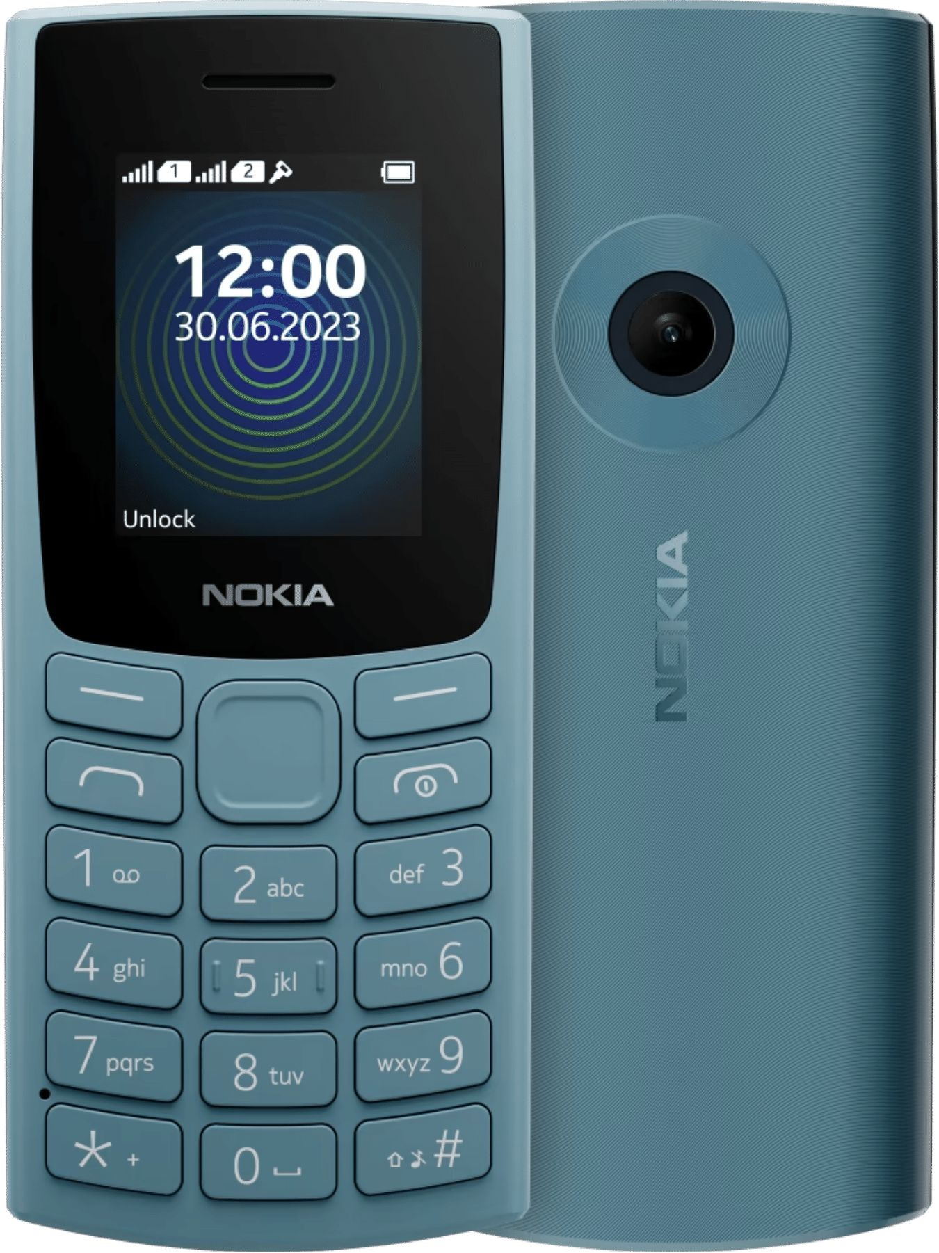 Мобильный телефон Nokia 110 (TA-1567) DS EAC 0.048 синий моноблок 3G 4G  1.8