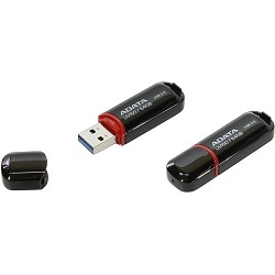 Флеш Диск A-Data 64Gb AUV150-64G-RBK USB3.0 черный