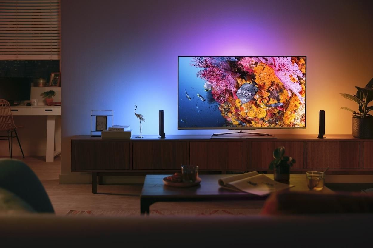 Купить Умный светильник Philips Hue Play настол. черный (915005939101) в  интернет-магазине Неватека по выгодной цене с доставкой, характеристики,  фотографии - Санкт-Петербург