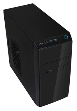 Корпус MiniTower Powerman ES726 Black PM-450ATX  U2*2+U3*2+A(HD) mATX (6120259)