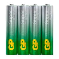 Алкалиновые батарейки GP Super Alkaline G-Tech 24А ААA - 4 шт. в пленке (4 шт.)