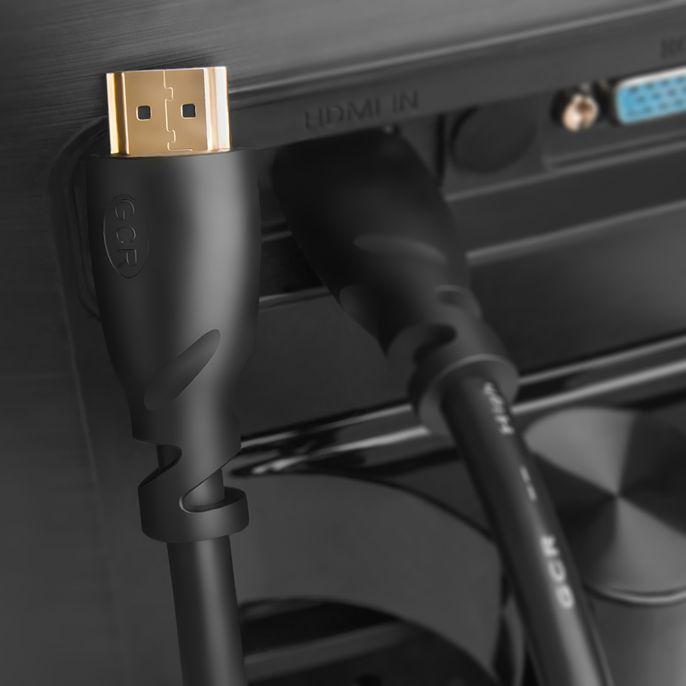 Купить Greenconnect Кабель 1.5m HDMI 1.4, OD7.3mm, 30/30 AWG, позолоченные  контакты, Ethernet 10.2 Гбит/с, 3D, 4K, экран Greenconnect HDMI (m) - HDMI  (m) 1.5м (GCR-HM310-1.5m) в интернет-магазине Неватека по выгодной цене с