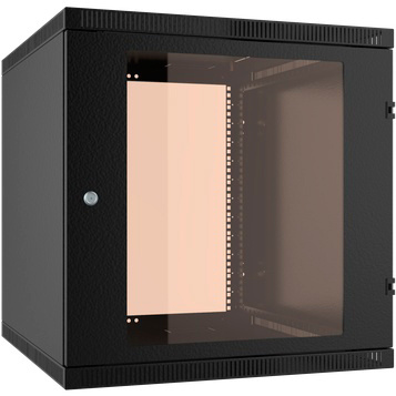 Шкаф коммутационный C3 Solutions WALLBOX LIGHT (NT176981) настенный 15U 600x650мм пер.дв.стекл несъемн.бок.пан. направл.под закл.гайки 55кг черный 600мм 30кг 744мм IP20 сталь