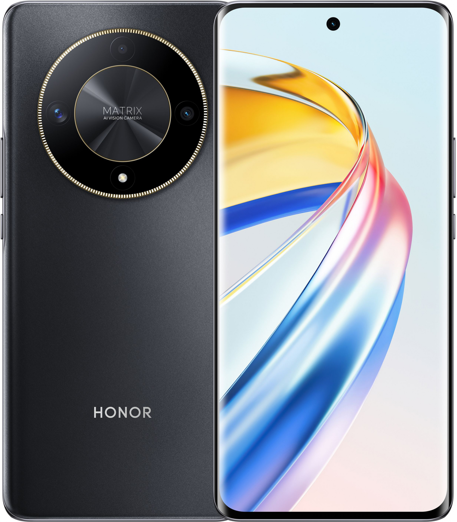 Смартфон Honor X9b 256Gb 12Gb полночный черный моноблок 3G 4G 2Sim 6.78