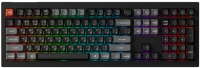 Полноразмерная (100%) механическая клавиатура Keychron V6 Ultra - 3 типа подключения, 108 клавиш, частота опроса 8K, цвет Black, переключатели Keychron Silk POM Banana