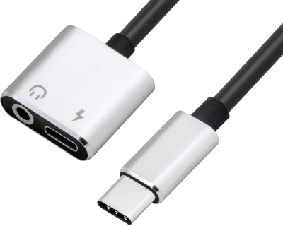 Greenconnect Адаптер переходник-гибкий USB 2.0 Type C/ AUDIO, CM/CF+jack 3,5mm F Greenconnect USB 2.0 Type C/ AUDIO, CM/CF+jack 3,5mm F (GCR-51148)