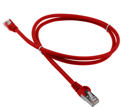 Патч-корд LANMASTER LSZH FTP кат.5e, 10 м, красный (LAN-PC45/S5E-10-RD)