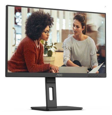 МОНИТОР 27" AOC 27E3QAF Black с поворотом экрана (IPS, 1920x1080, 75Hz, 4 ms, 178°/178°, 300 cd/m, 20M:1, +HDMI 1.4,+DP)