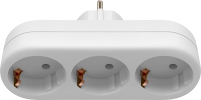 Defender Тройник TG-01 3 розетки, заземление [99109]