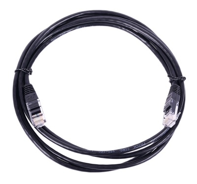 Патч-корд Lanmaster UTP TWT-45-45-0.5-BK вилка RJ-45-вилка RJ-45 кат.5е 0.5м чёрный ПВХ (уп.:1шт)