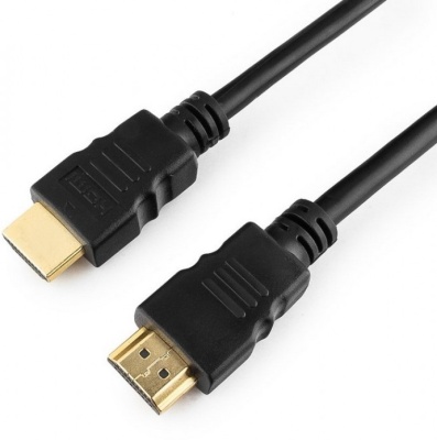 Кабель HDMI Gembird/Cablexpert CC-HDMI4-6, 1.8м, v1.4, 19M/19M, черный, позол.разъемы, экран, пакет (CC-HDMI4-6)