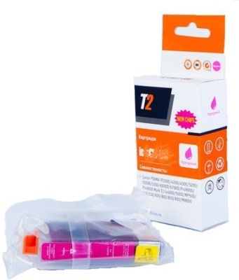 Картридж струйный T2 CLI-426M IC-CCLI-426M CLI-426M пурпурный для Canon Pixma iP4840/MG5140/MG6140/MG8140