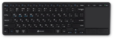 Клавиатура Оклик K614W черный USB беспроводная slim Multimedia Touch (1979327)