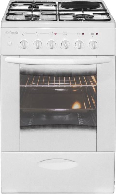 Плита Комбинированная Лысьва ЭГ 1/3г01 МС-2у белый (без крышки)