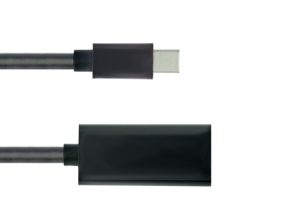 Greenconnect Адаптер-переходник Apple mini DisplayPort 20M > HDMI 19F, черный, GCR-50930 Greenconnect Mini DisplayPort (m) - HDMI (f) (GCR-50930)