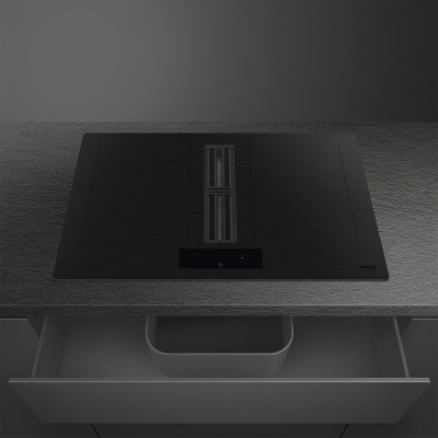 Варочная поверхность со встроенной вытяжкой Smeg Smeg HOBD382MB2