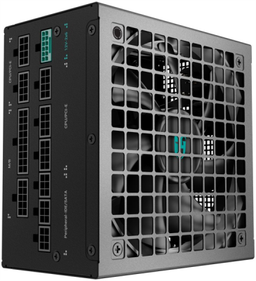 Блок питания Deepcool GamerStorm PN1200M черный (ATX 3.1, 1200W, Full Cable Management, PWM 120mm fan, Active PFC, 80+ GOLD, Gen5 PCIe) RET