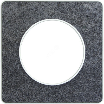 ODACE Рамка 1 пост черный фосфор