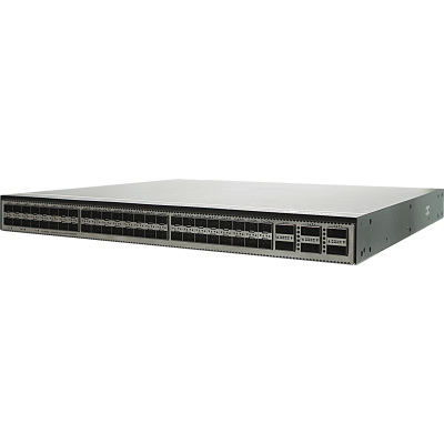 Коммутатор Huawei CE6881-48S6CQ-F, направление охлаждения Port-side Exhaust, с 2-мя оптическими модулями QSFP-100G-SWDM4