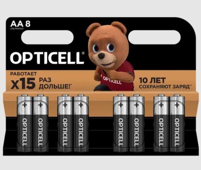 Батарея BASIC AA 8 PCS 5051008 OPTICELL