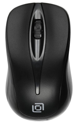 Мышь Оклик 675MW черный оптическая (800dpi) беспроводная USB (2but)