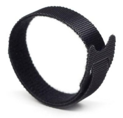 Хомут-липучка Lanmaster LAN-VCM135-BK 135x12мм (упак:20шт) полимер внутри помещений черный