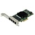 I350-T4 Intel® Ethernet Server Adapter PCI-E, 4x RJ45, 10/100/1000Base-T
