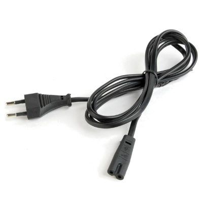 Кабель Cablexpert Кабель питания для аудио/видео техники Cablexpert PC-184-VDE-1.8M 1,8м, CEE 7/16 - C7, VDE, , 2-pin, 2х0,75, черный, пакет (026970) {100}