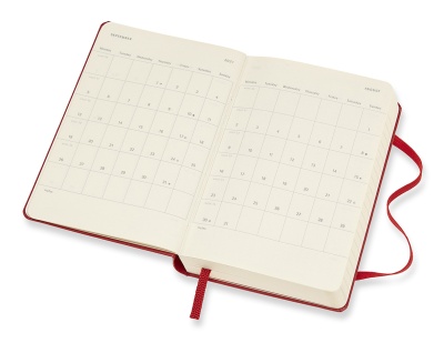Ежедневник Moleskine CLASSIC Pocket 90x140мм 400стр. красный