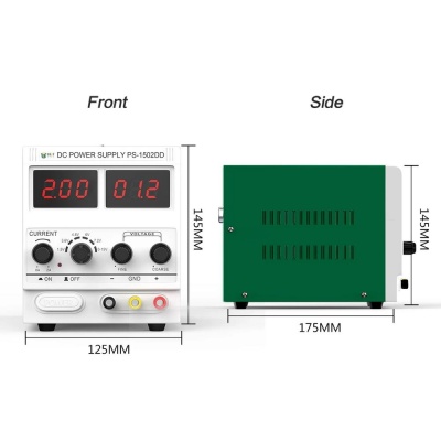 Лабораторный источник питания BST-1502DD 50Вт, 15В, 2А