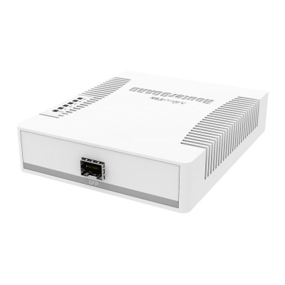 RB260GS CSS106-5G-1S (r2) 5-port Gigabit smart switch with SFP cage, SwOS, plastic case, PSU {20}, (002310)