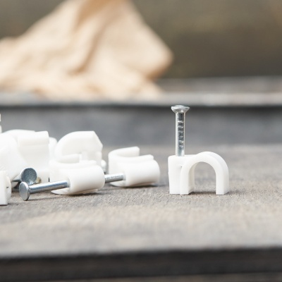 REXANT (07-4006) Крепеж кабеля  "круглый" 6 мм. (упак. 50 шт.)кратно 10 - 500шт